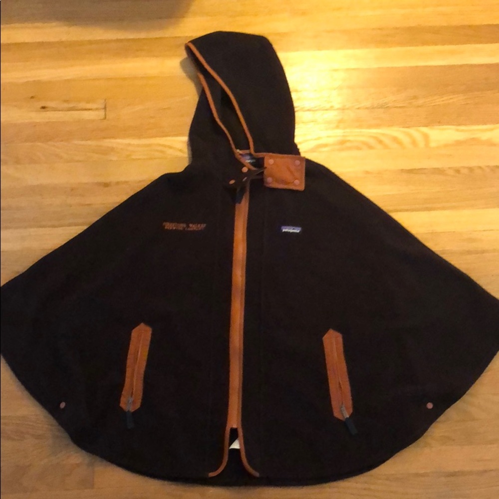 Patagonia fleece poncho